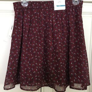 Old Navy Floral Skirt NWT XS
